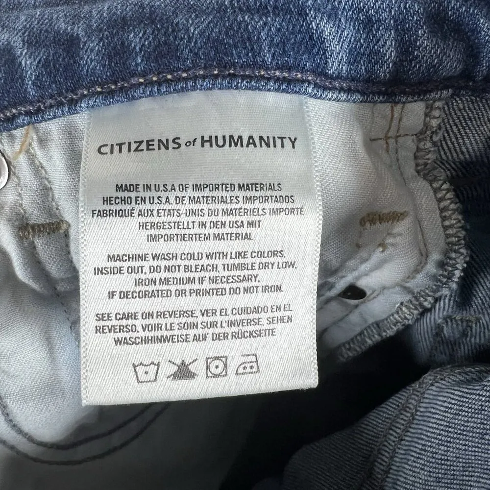 Citizens of Humanity Premium Vtg Olivia High Rise Slim Ankle Button Fly Jeans 25 - Image 11