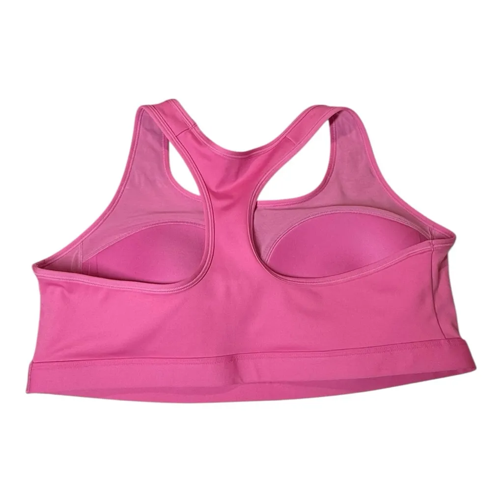 Nike Dri-FIT Pink Racerback Sports Bra 1X Plus Size Medium Support - Image 2