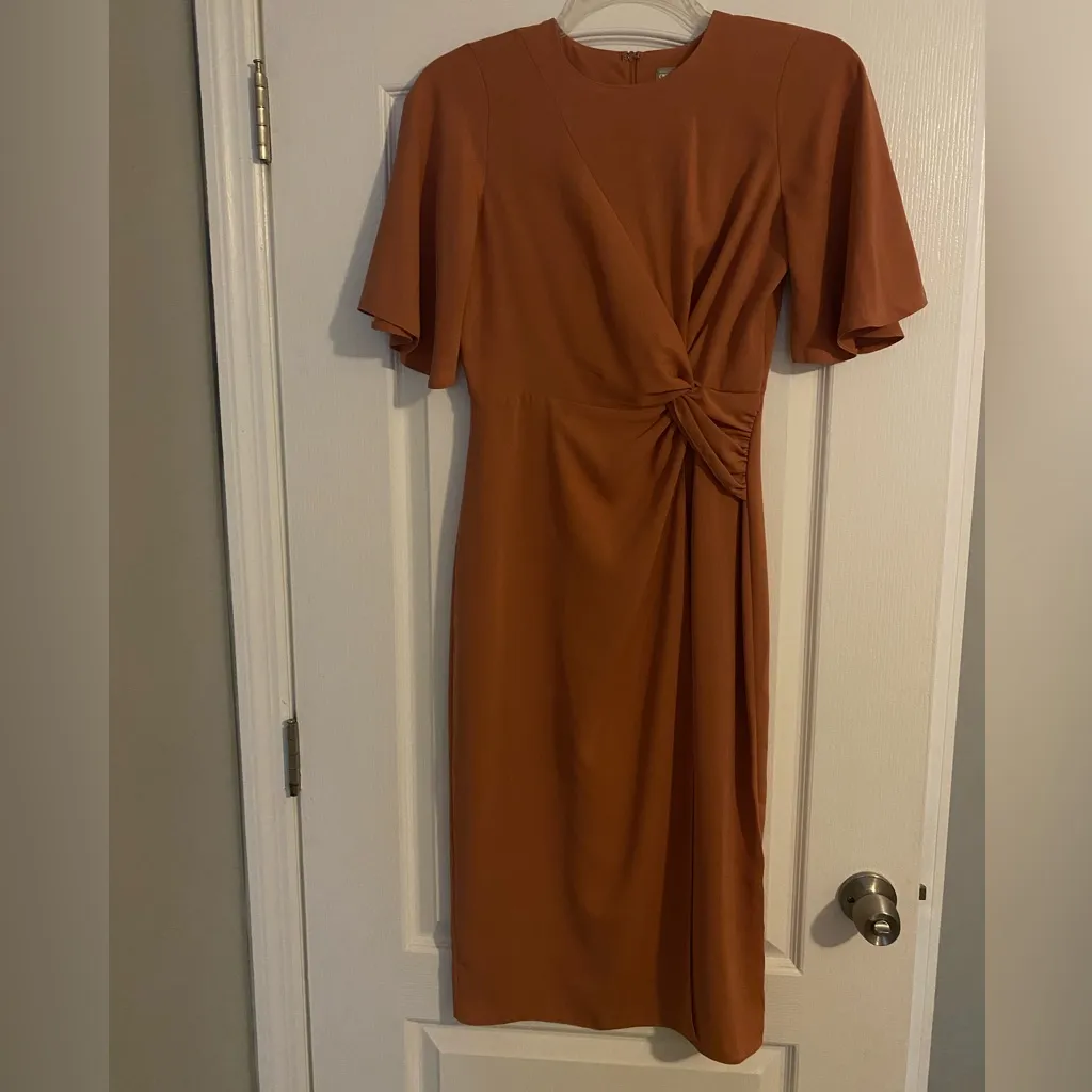 ASOS dress in terracotta - Image 3