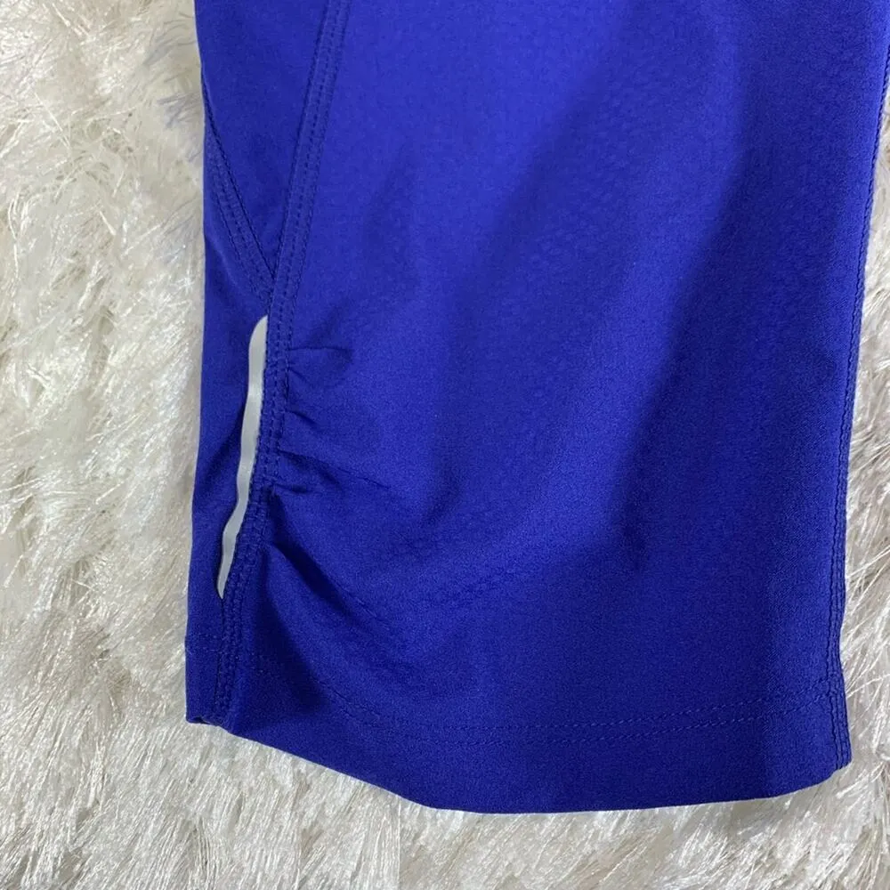 Athleta Bright Royal Blue Crop Leggings Sz Small - Image 3