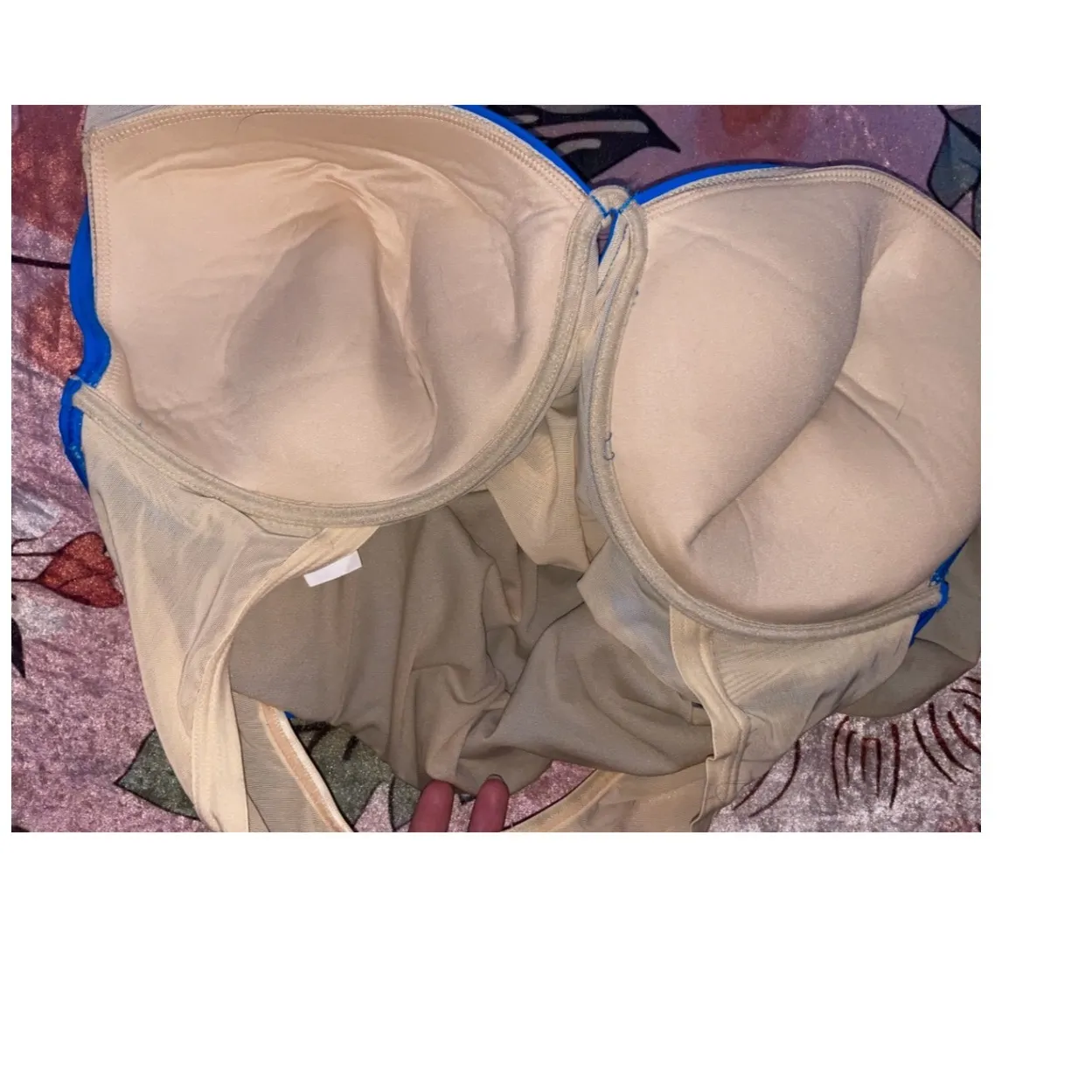 Swimsuits‎ for All Ruched front cobalt blue one piece size 16 - Image 4