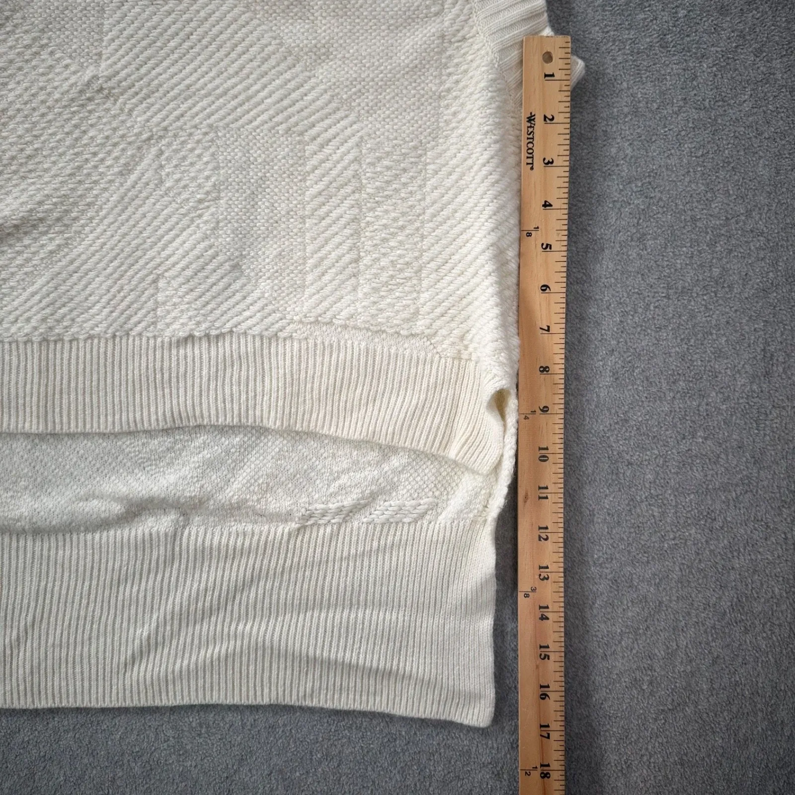 BCBG Max Azria Turtleneck Sleeveless Sweater Tank Top Women's XXS High Low Cream - Image 3