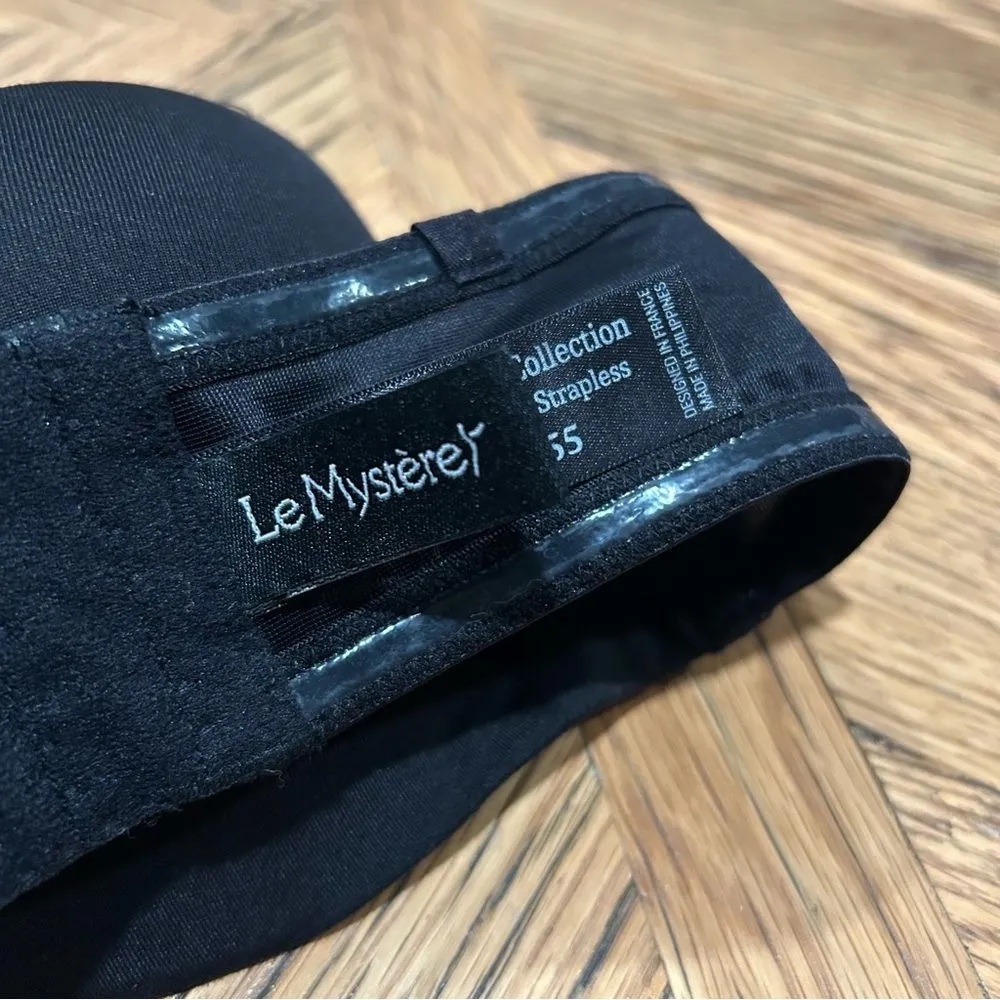 Le Mystère Sculptural Strapless Bra 32C Black L’Image 2755 Molded Cup Mystere Size undefined - Image 2