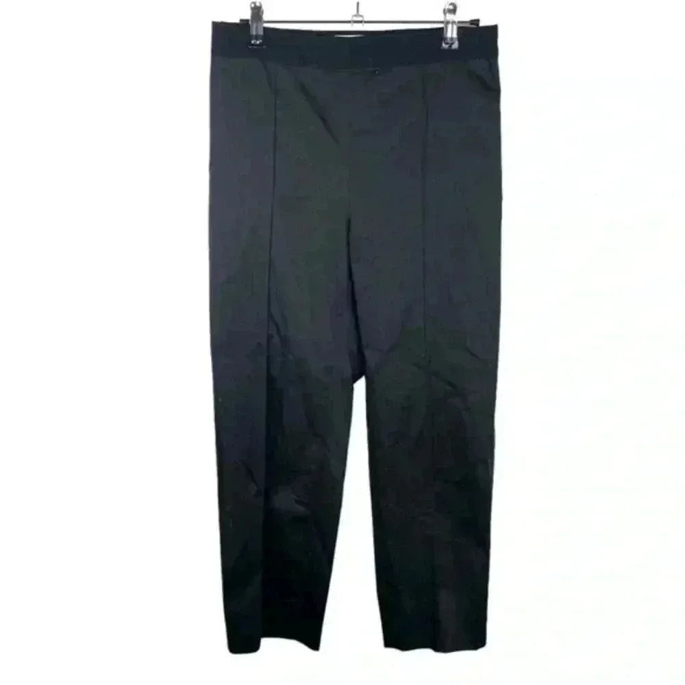 Carolina Herrera Black Straight‎ Leg Trouser Pant - Image 2