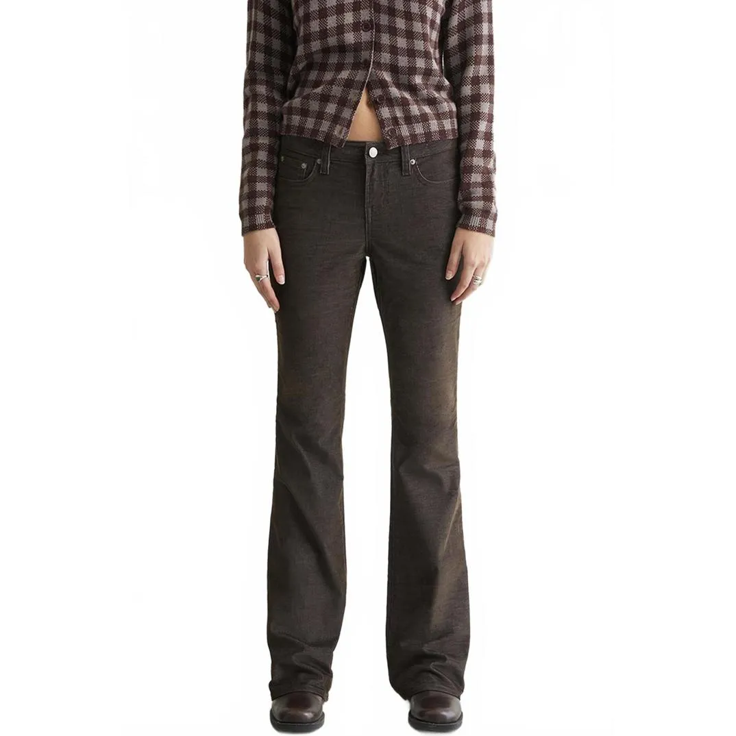 Pacsun Jade Low Rise Bootcut Jeans Stretch Corduroy Brown NWT Faena Size 34 - Image 4