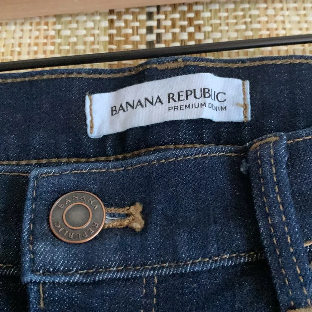 Banana Republic Blue Denim Jeans Pants Bottoms Size 27 Skinny Ankle Women - Image 3