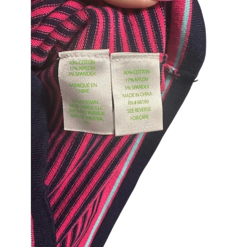 Lilly Pulitzer Striped Sweater Dress | Size Small | Pink & Navy Preppy Classic - Image 5