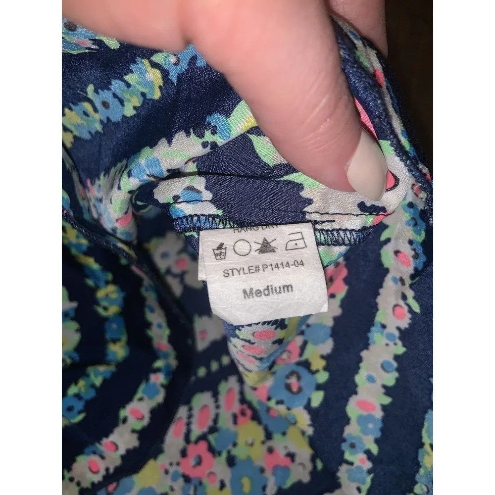 Karlie Floral Neon Shorts colorful boho casual elastic boho floral summer - Image 6