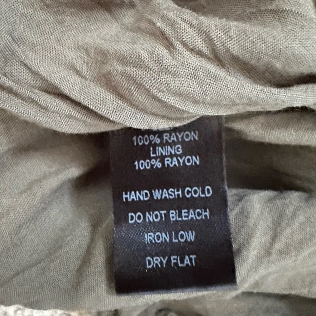 Lulu’s Little Beach Olive Green Embroidered Maxi Dress - Image 8