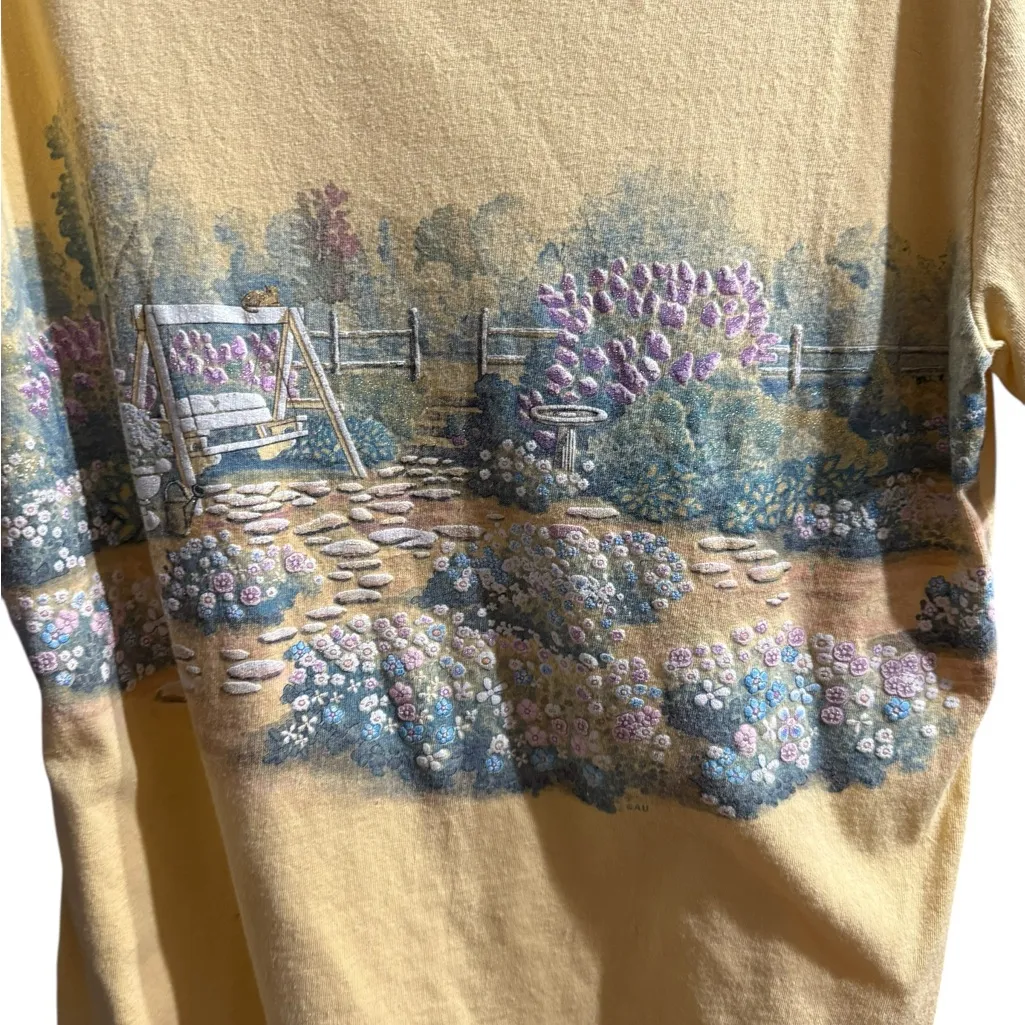 Yellow Graphic T - Image 4