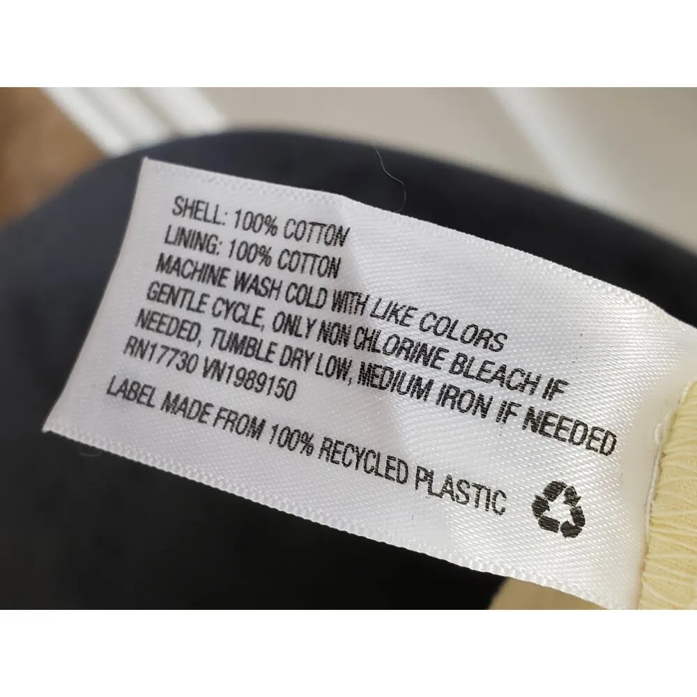 A New Day Blouse Top Women's Size XS Beige Crochet Pleated 3/4 Sleeve Crew Neck - Image 7