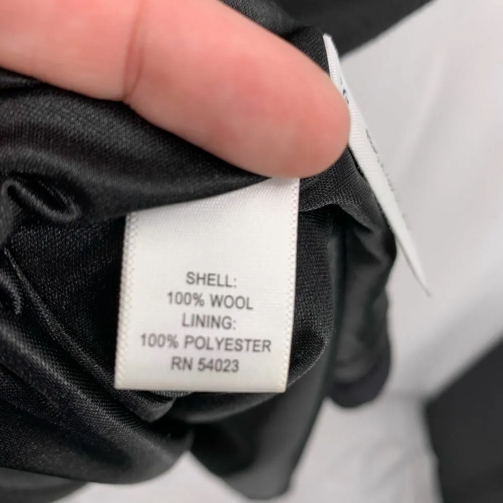 Banana Republic Dress Wool Black Professional Office Sheath Size 8 - Image 7