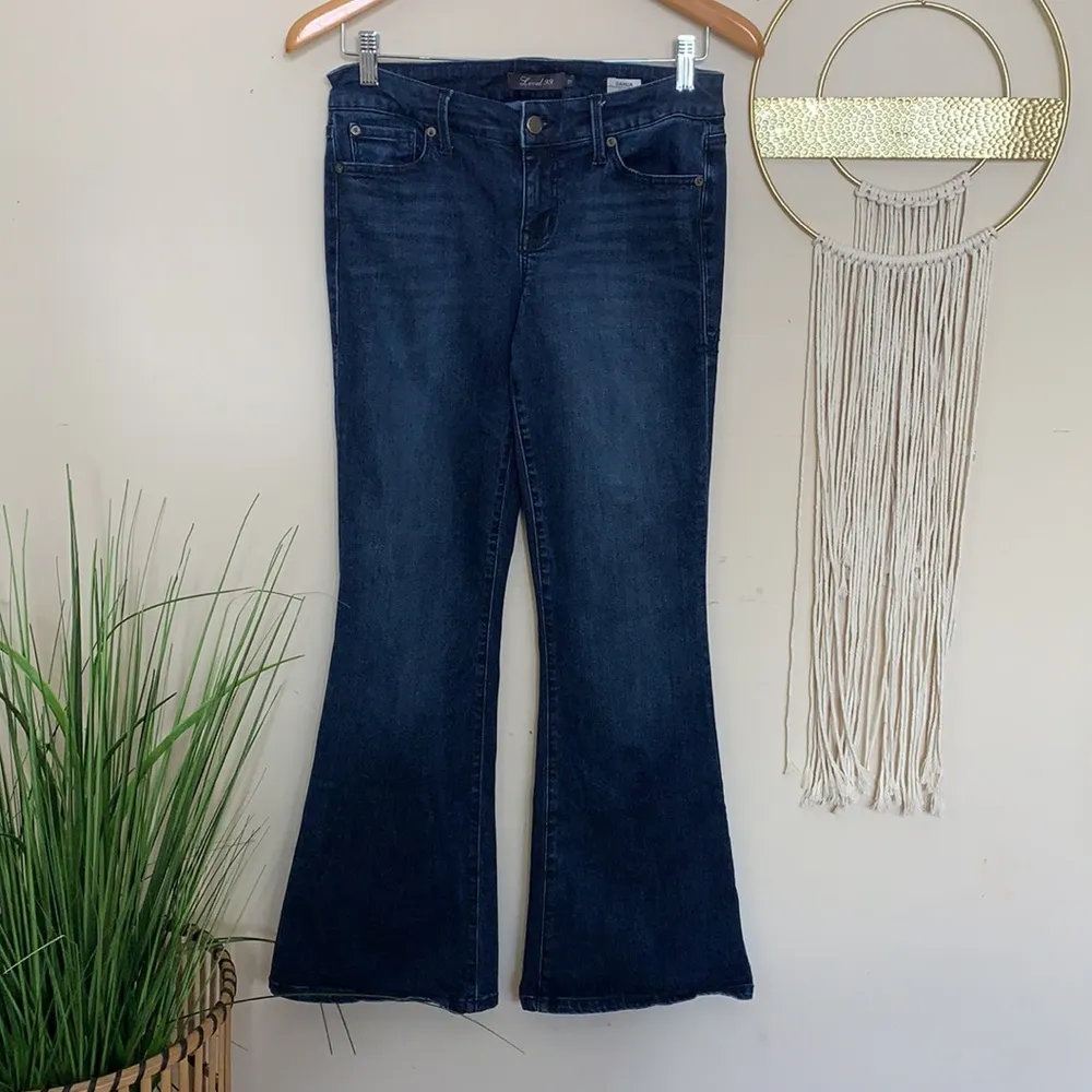 anthropologie • level 99 dahlia flare jeans - Image 29
