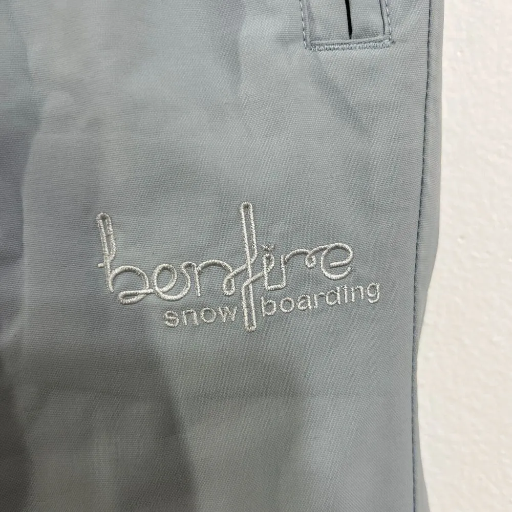 Bonfire Snowboarding‎ Pants Waterproof Womens Small INDIE FIT 20th Anniversary Silver - Image 5