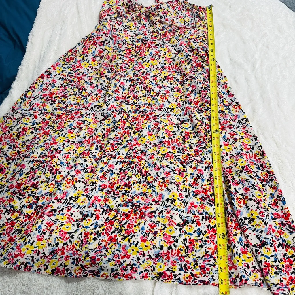 Julia Jordan Size 16 Feminine White Floral Sweetheart Neck Dress Wedding Coastal - Image 12