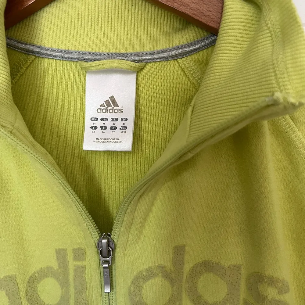 Adidas  Y2K Bright Logo Zip-Up - Image 4
