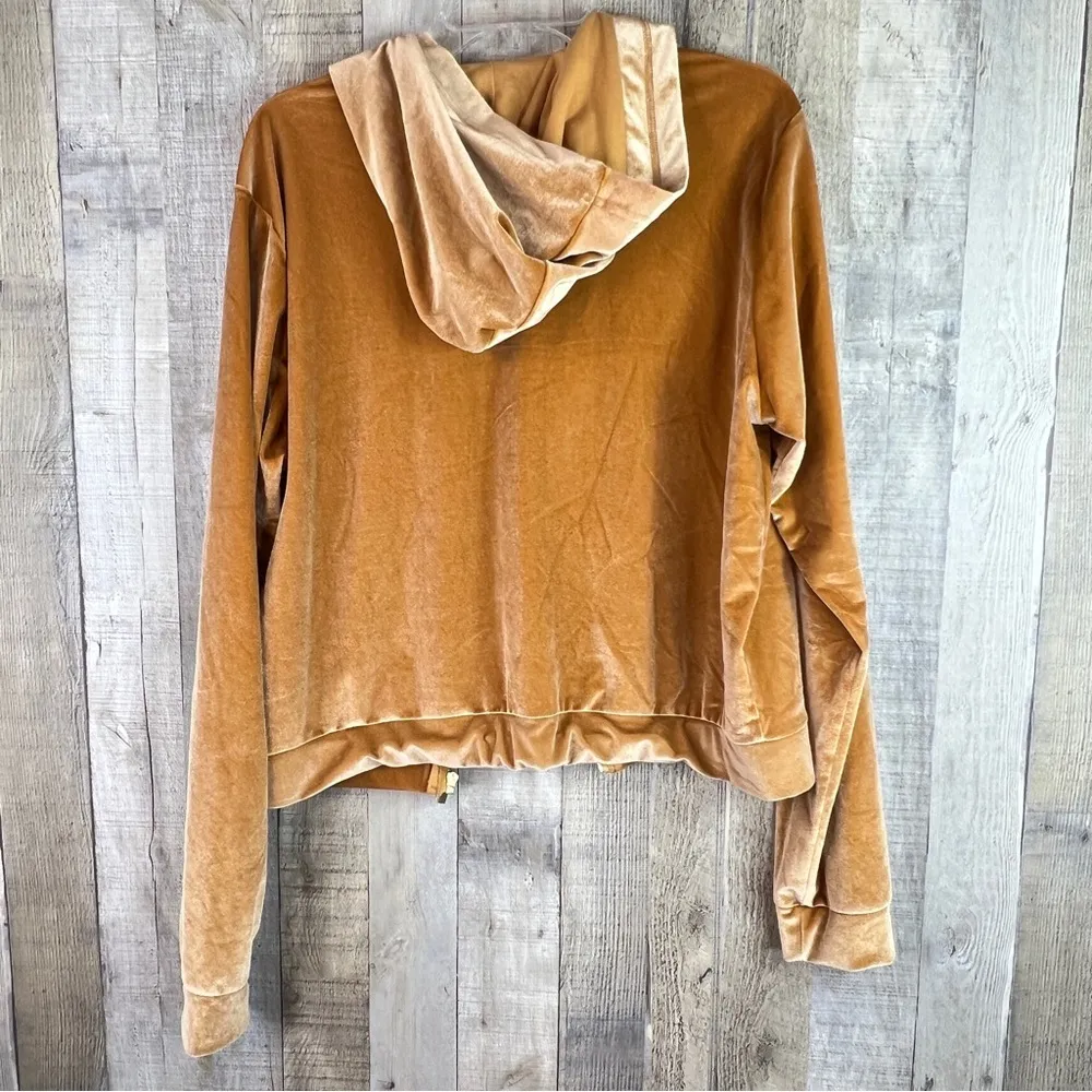 Fabletics Caramel Honey Color Zippered Front Hoodie w/Pockets - Image 2