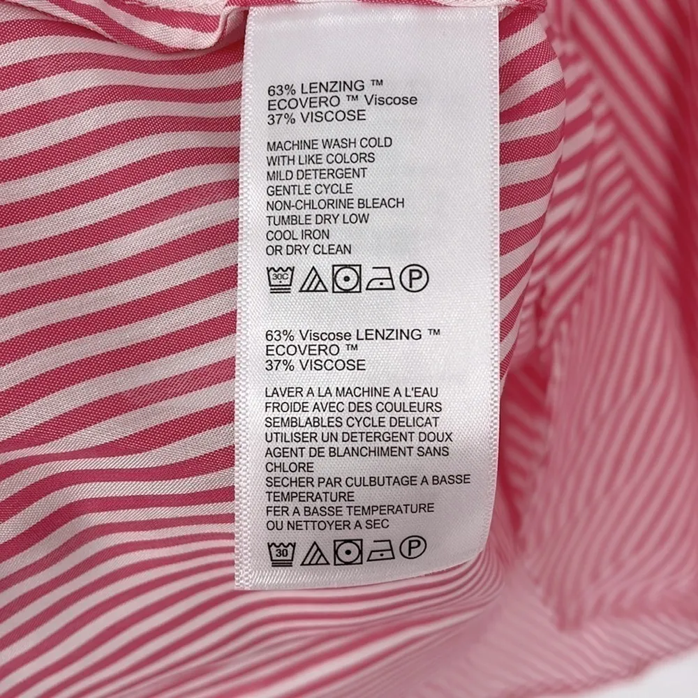 Tommy Bahama Palm Cove Striped Tank Pink White Women’s Size Large New with tags! - Image 4