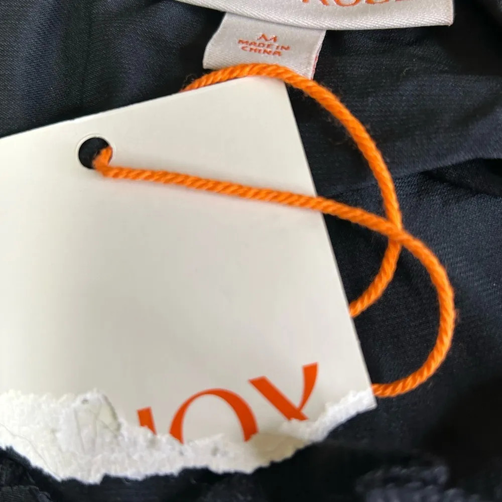 NEW Knox Rose Women's Long Sleeve Satin Top Black Medium - Image 5