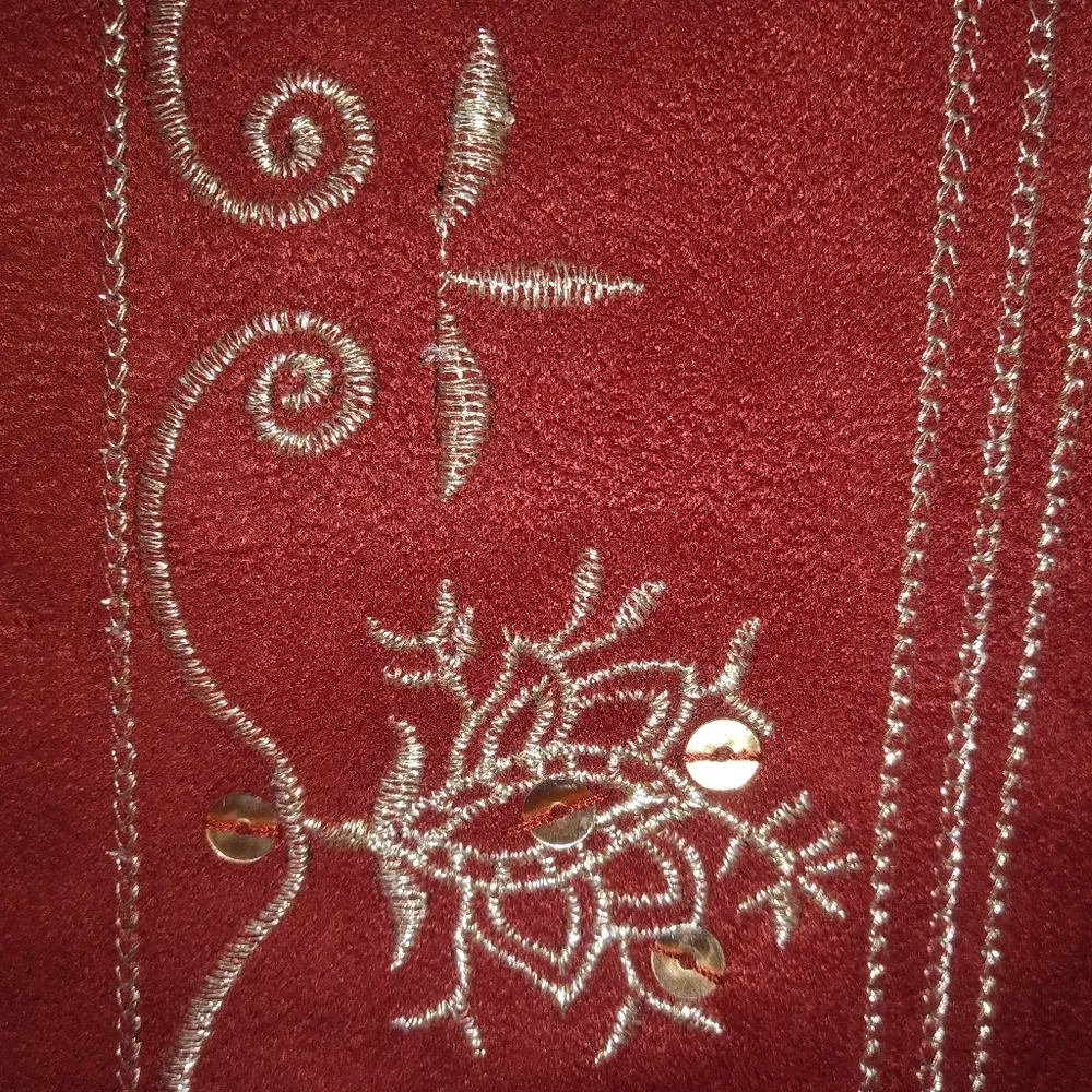 Bon Worth MP Burnt Orange Zip Jacket Petite Size undefined - Image 6