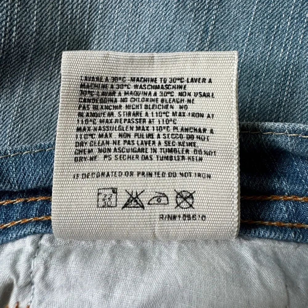 Citizens of Humanity Ingrid #002 Low Waist Cutoff Denim Shorts - Image 8