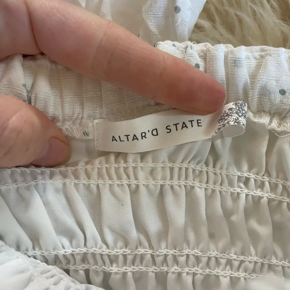 Altar’d state Jackie floral embroidered dress mini puffed sleeved altard state - Image 10