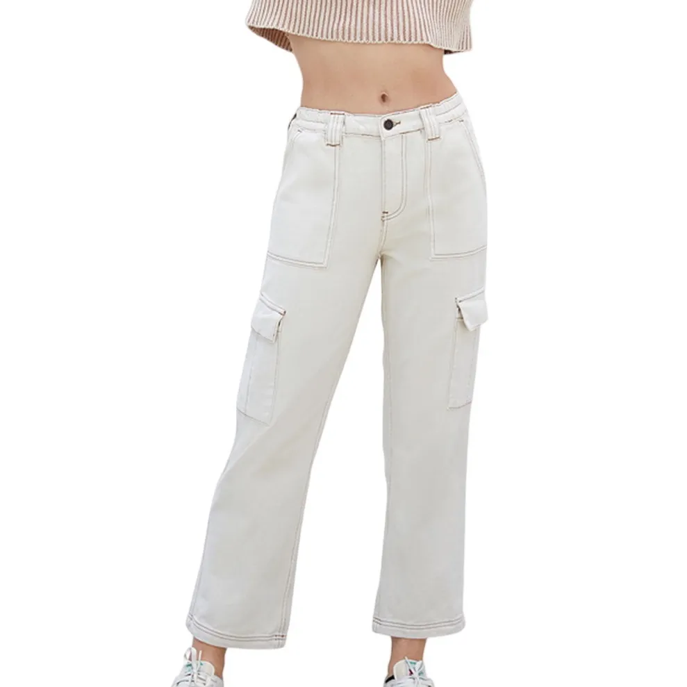 PacSun Contrast Stitch Ankle Utility Cargo Pants - Image 2