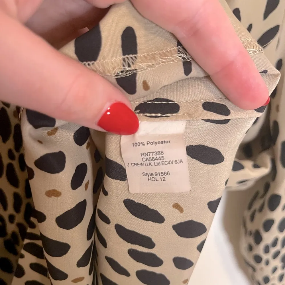 J.Crew Animal Print Blouse - Image 7