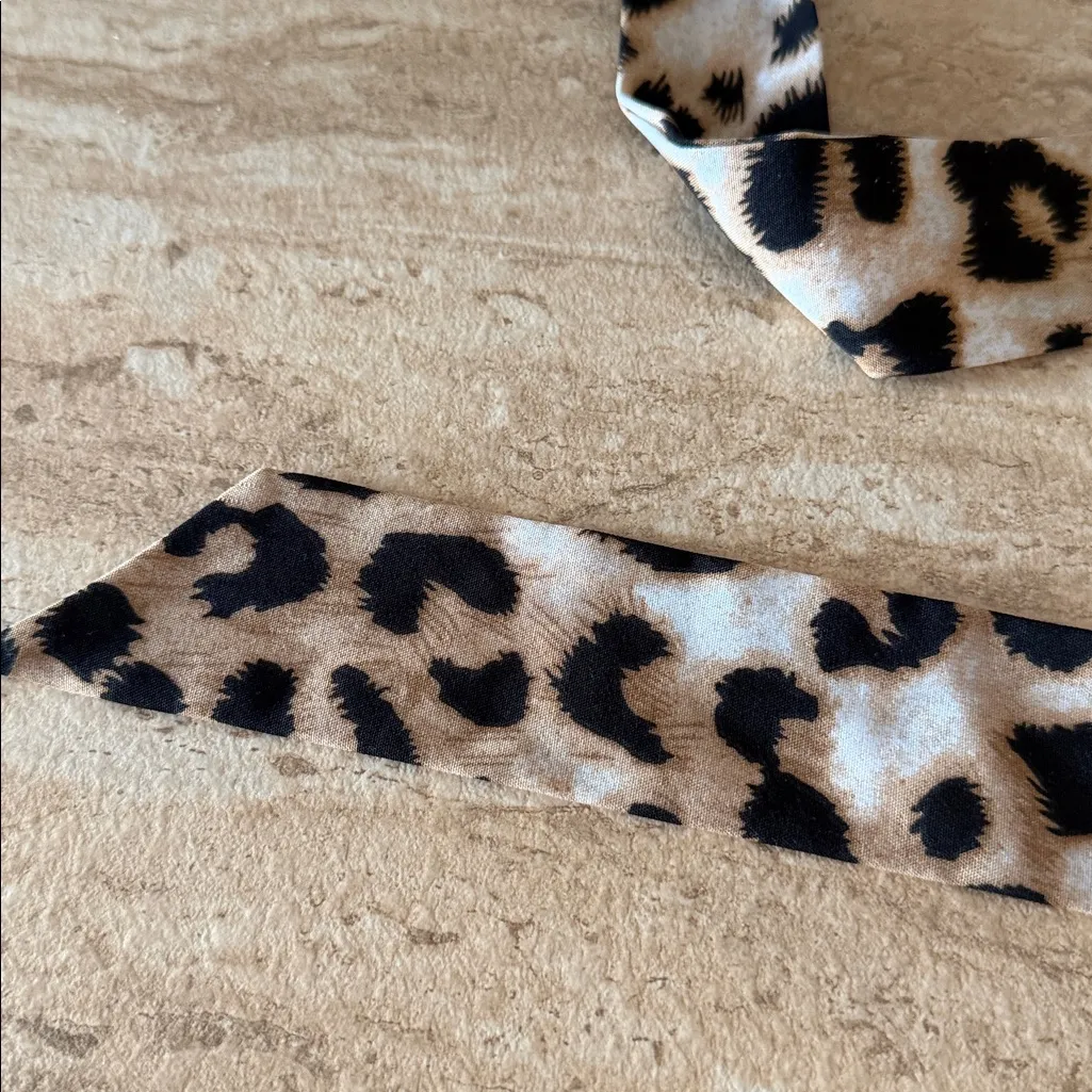 SHEIN versatile scarf belt animal print leopard - Image 6