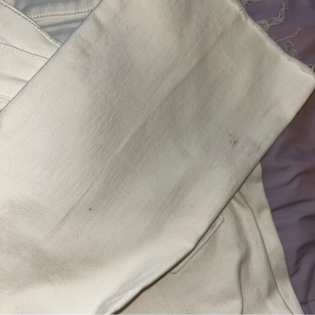 Mother Hustler Ankle Fray Jeans in Fairest Of Them All White Size 29 - Image 8