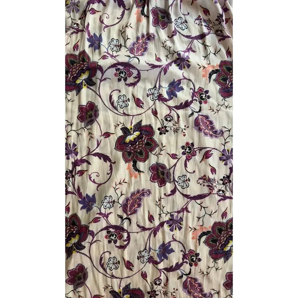 Torrid Women’s Satin High Neck Tie Front Halter Top Bow Floral Size High Neck  2 - Image 10