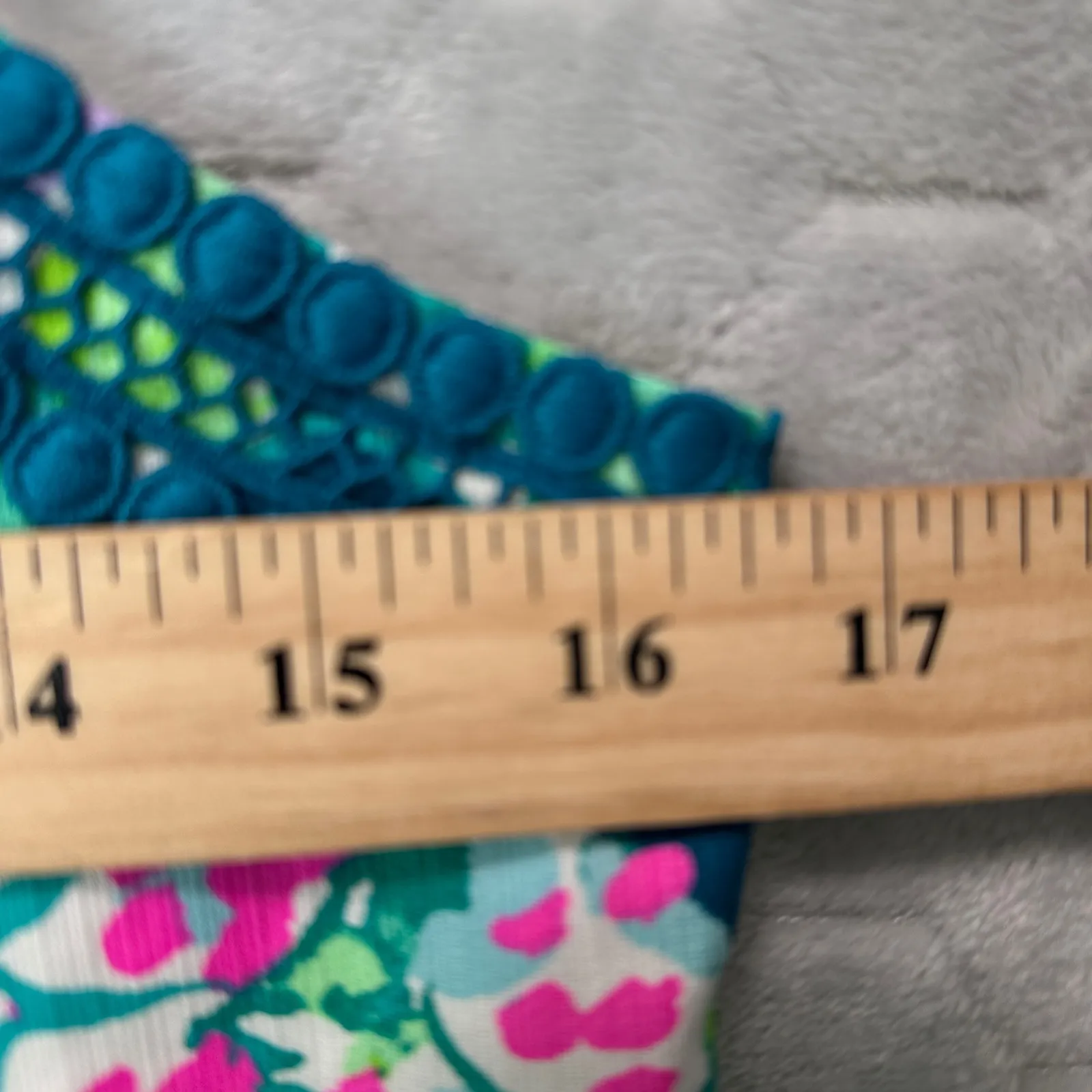 NWT Lilly Pulitzer Vena Halter Shift Dress 12 Beaded Tropical Print Pink Green‎ - Image 7