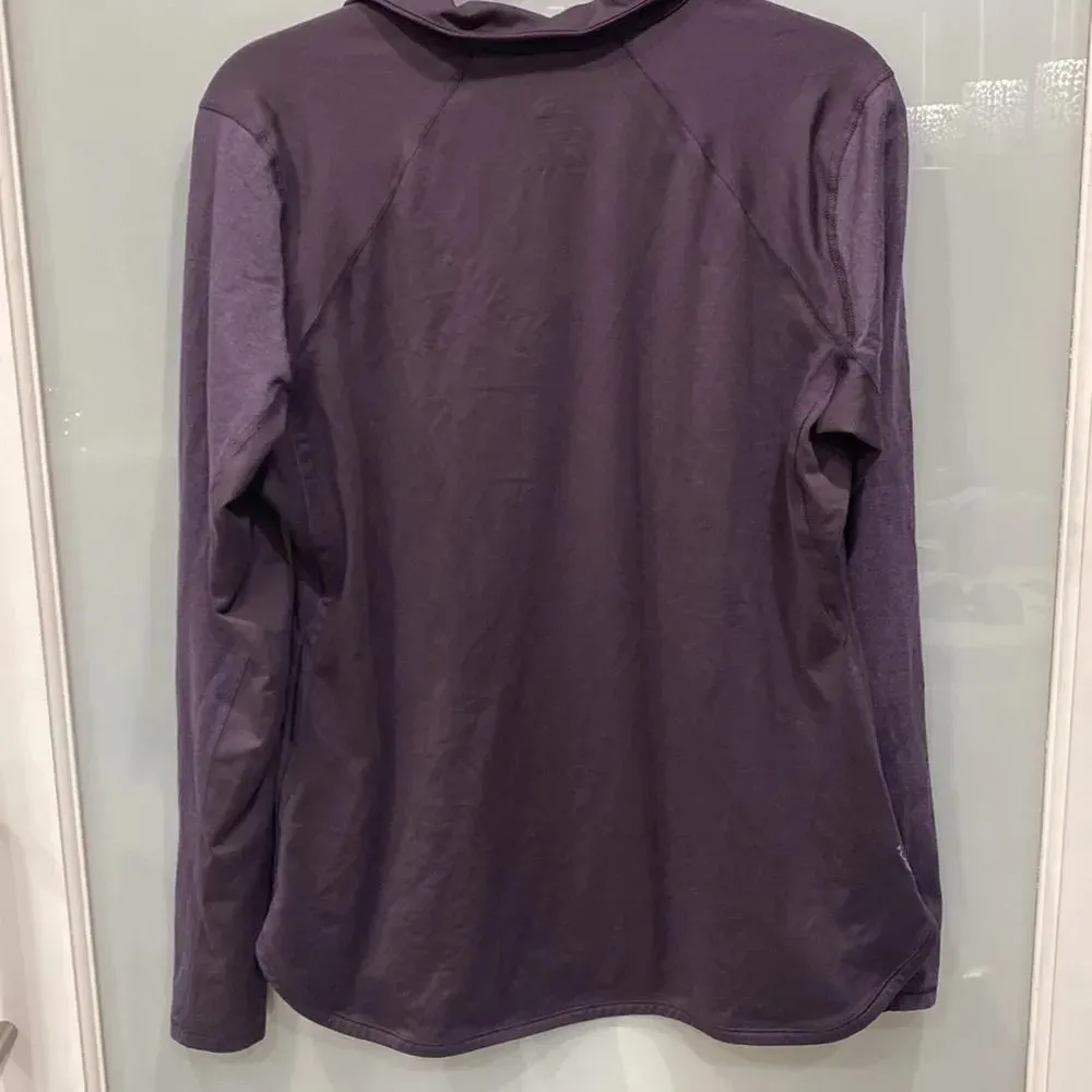 The North Face Women's Purple Crew Pull Over Sweater FlashDry Sz L - Image 6