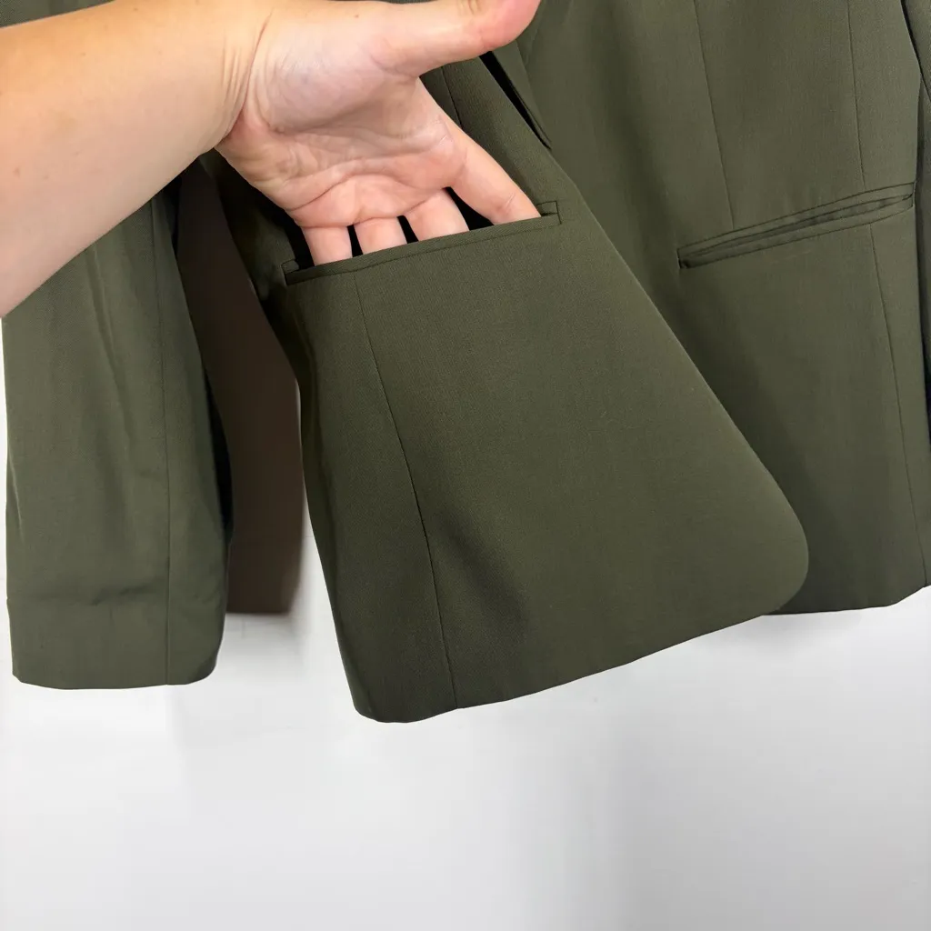 Everlane 100% Wool Italian GoWeave Blazer Size 8 - Image 8