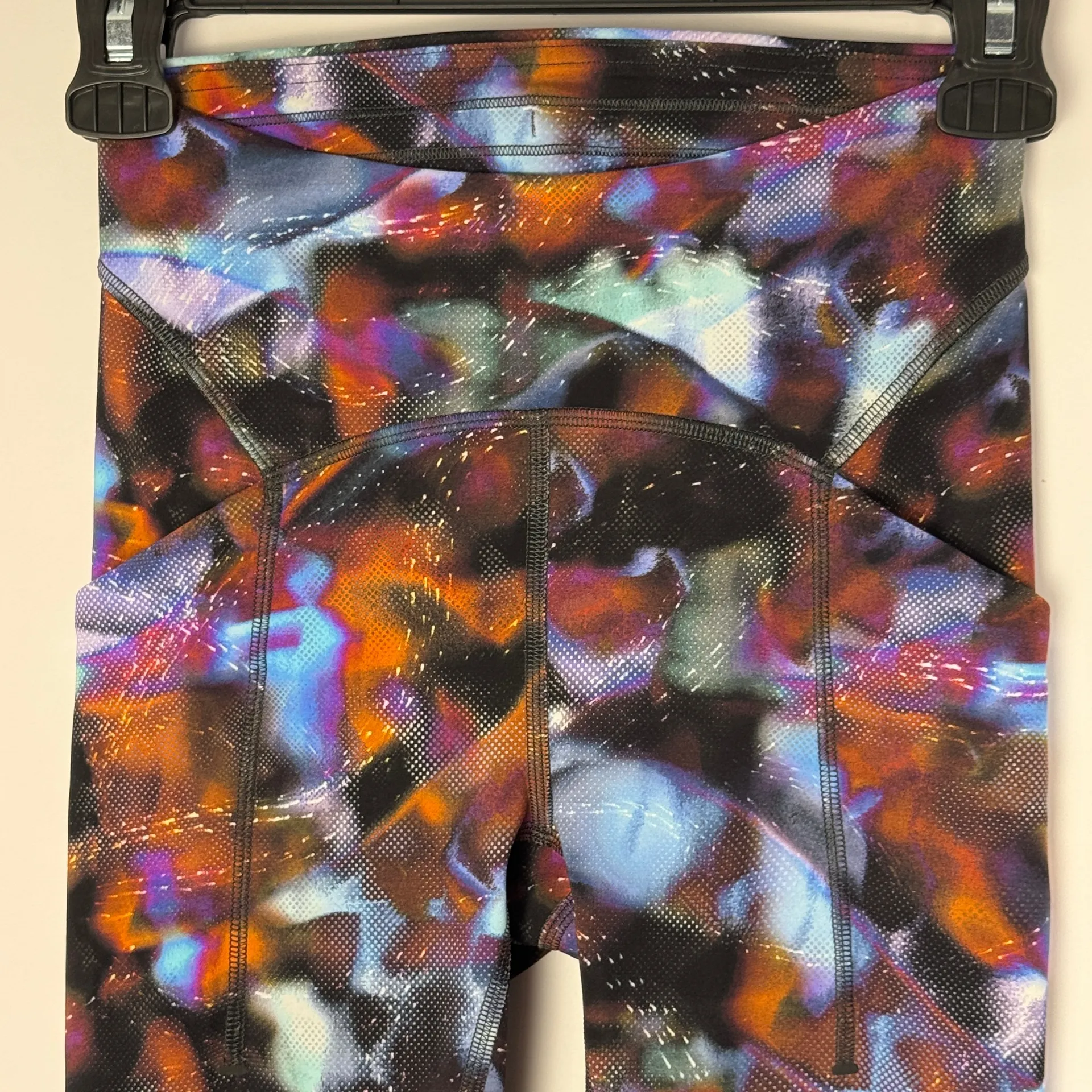 Lululemon Power Thru High Rise HR Tight Leggings Size 2 Hyper Drift Multi Abstract Print   - Image 3