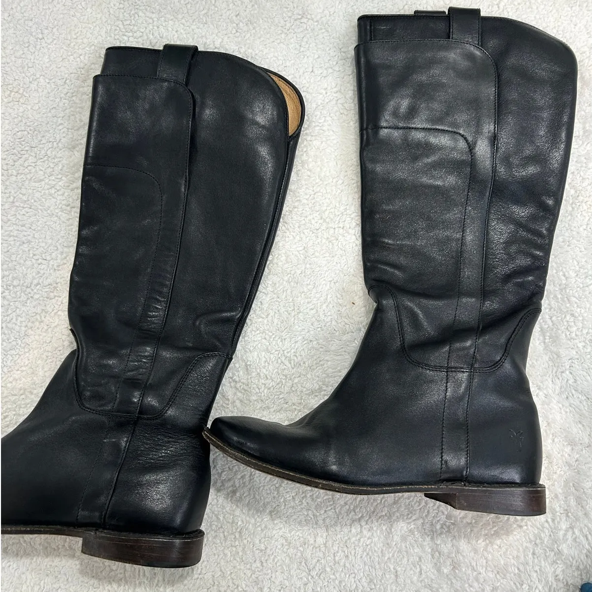 Frye Black Riding Boots Size 7 - Image 2