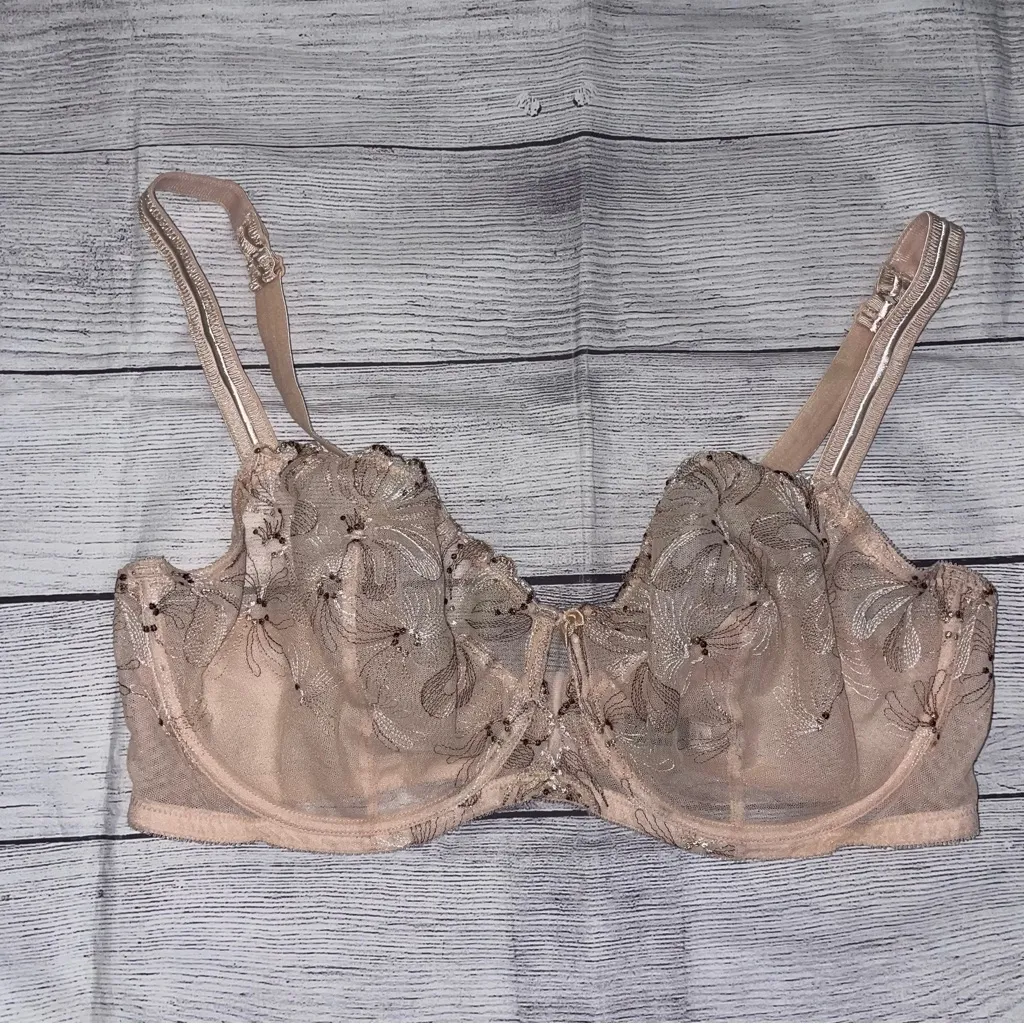 Paramour Ellie Unlined Demi Bra Tan Size undefined - Image 3