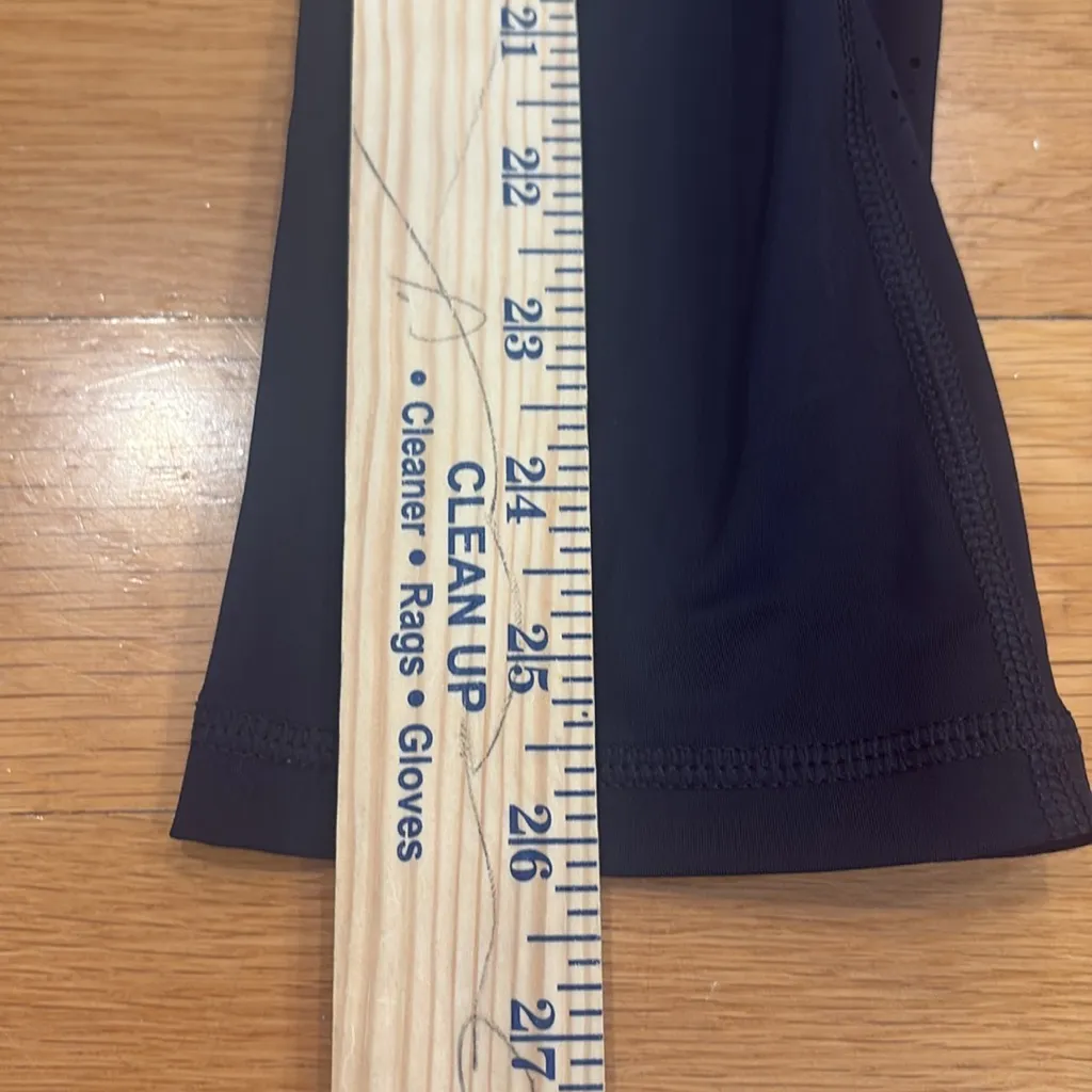 lululemon athletica Black Leggings with Striped Waistband - Image 3