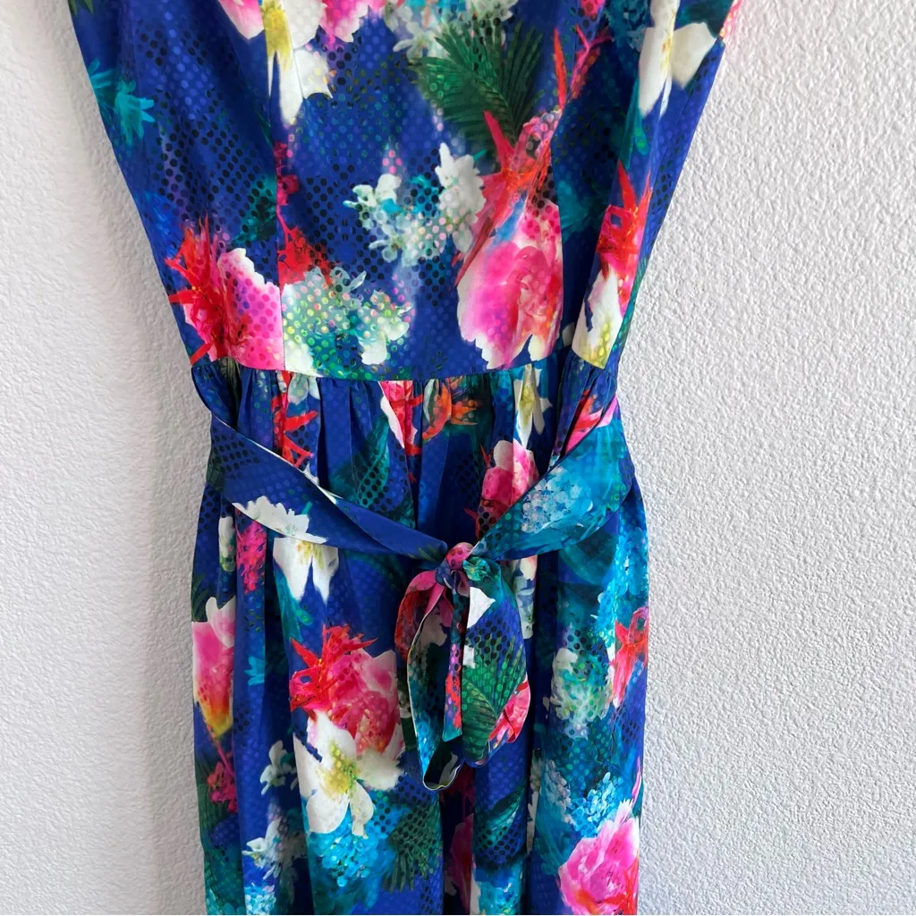 Amanda Uprichard Womens Floral Cafe Island Mini Dress - Image 3