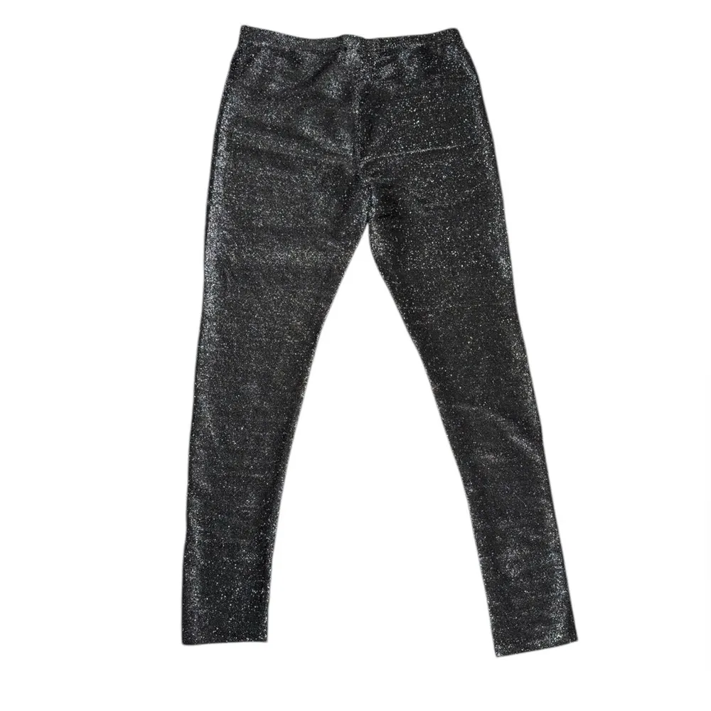 Urban outfitters‎ black metallic sparkly skinny leggings Small - Image 3