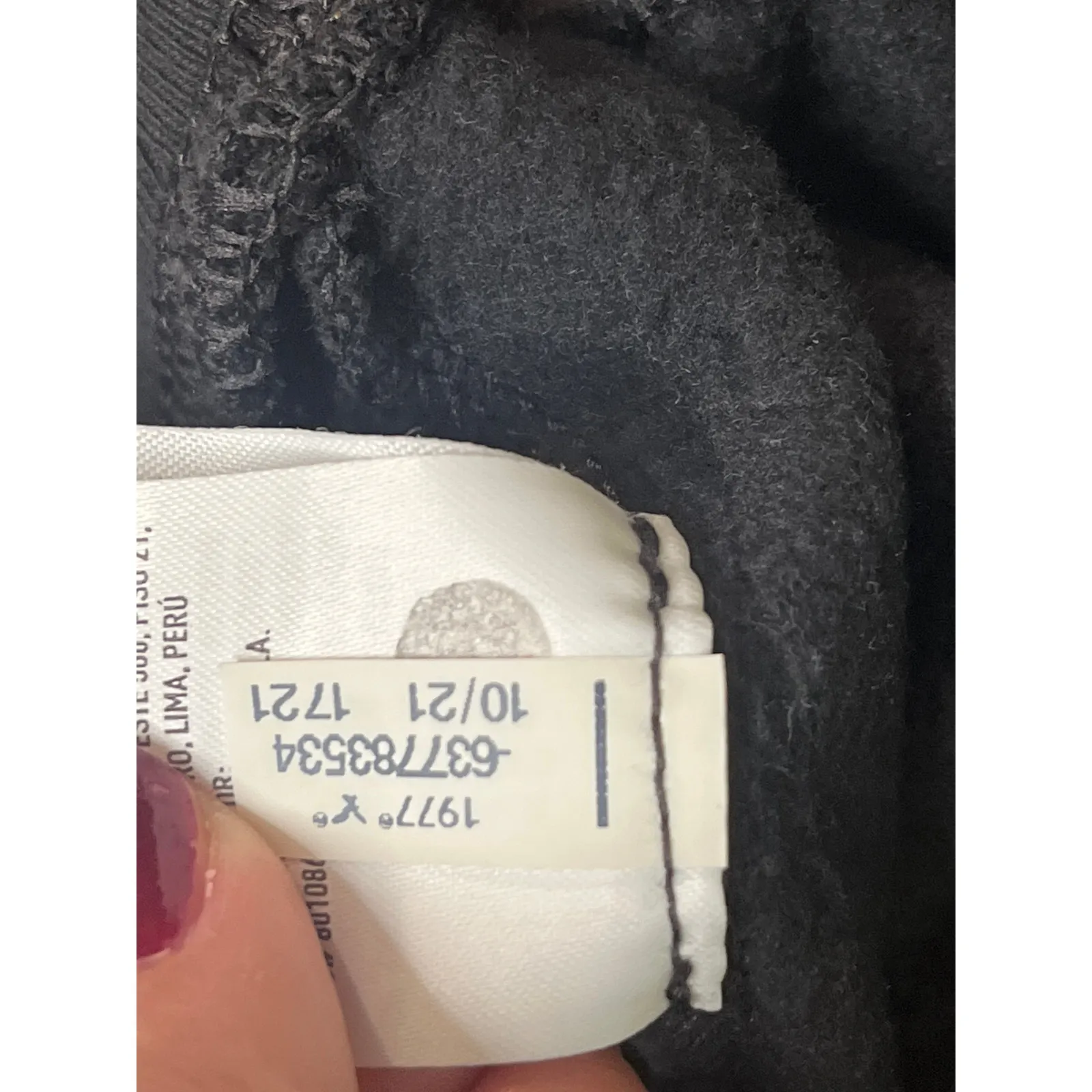 American Eagle Outfitters full-zip hoodie grey embroidered flower, size XS/S - Image 10