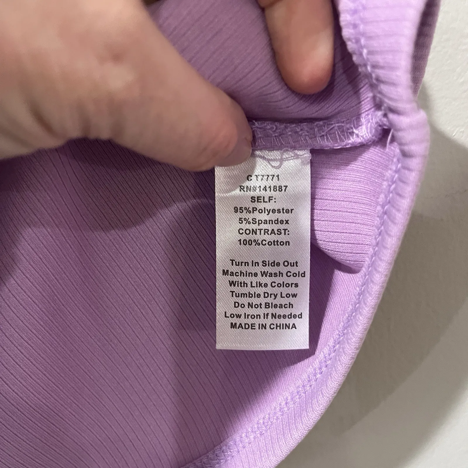 TCEC Purple Lavender Ruffled One Shoulder Blouse Women's Size Small NWT - Image 8