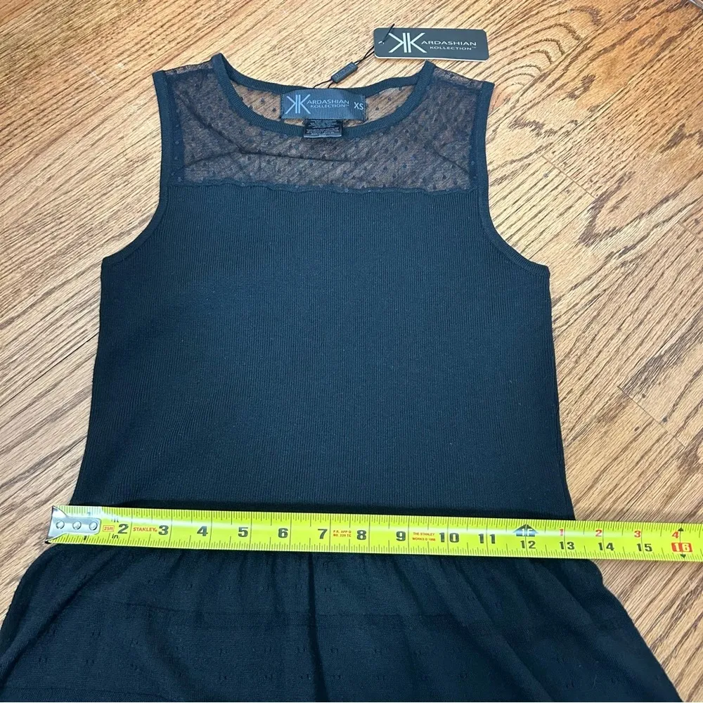 Kardashian Kollection | Knit Black Dress - Image 11