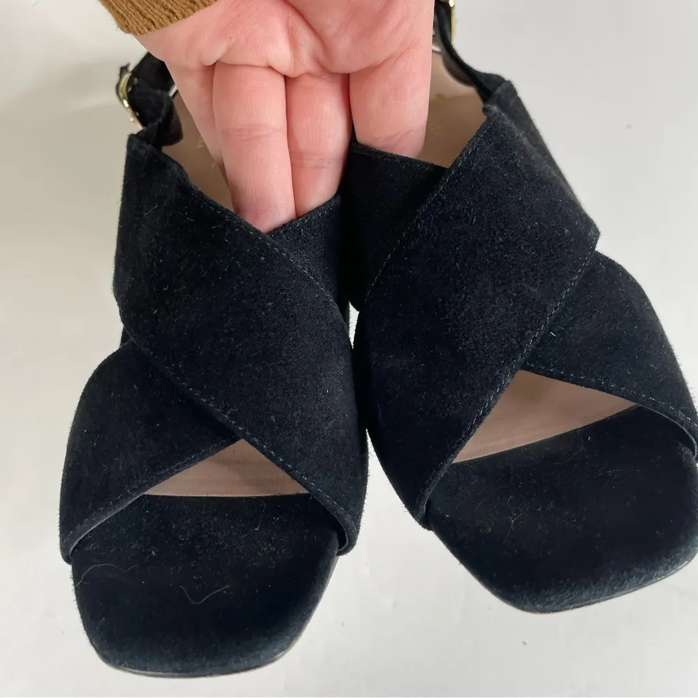 Kate Spade Holland Peep Toe Block Heel Sandals Size 8 - Image 4