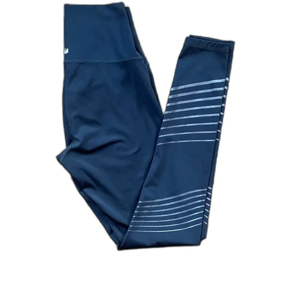 Zobha Athletic Leggings Gray Ankle Length Size Small - Image 3