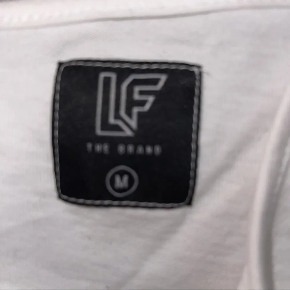 LF THE BRAND WHITE CROPPED FITTED TANK TOP MEDIUM - Image 3