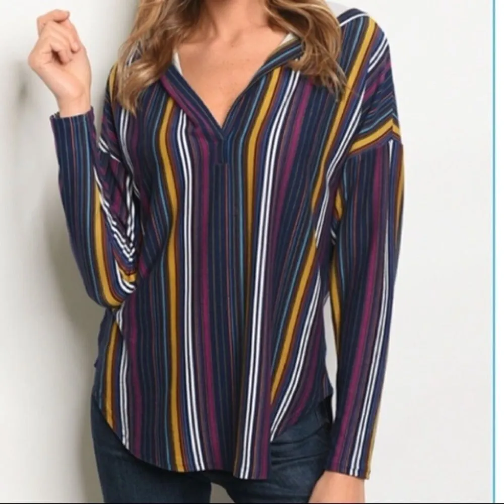 Soft‎ Striped Hoodie - Image 3