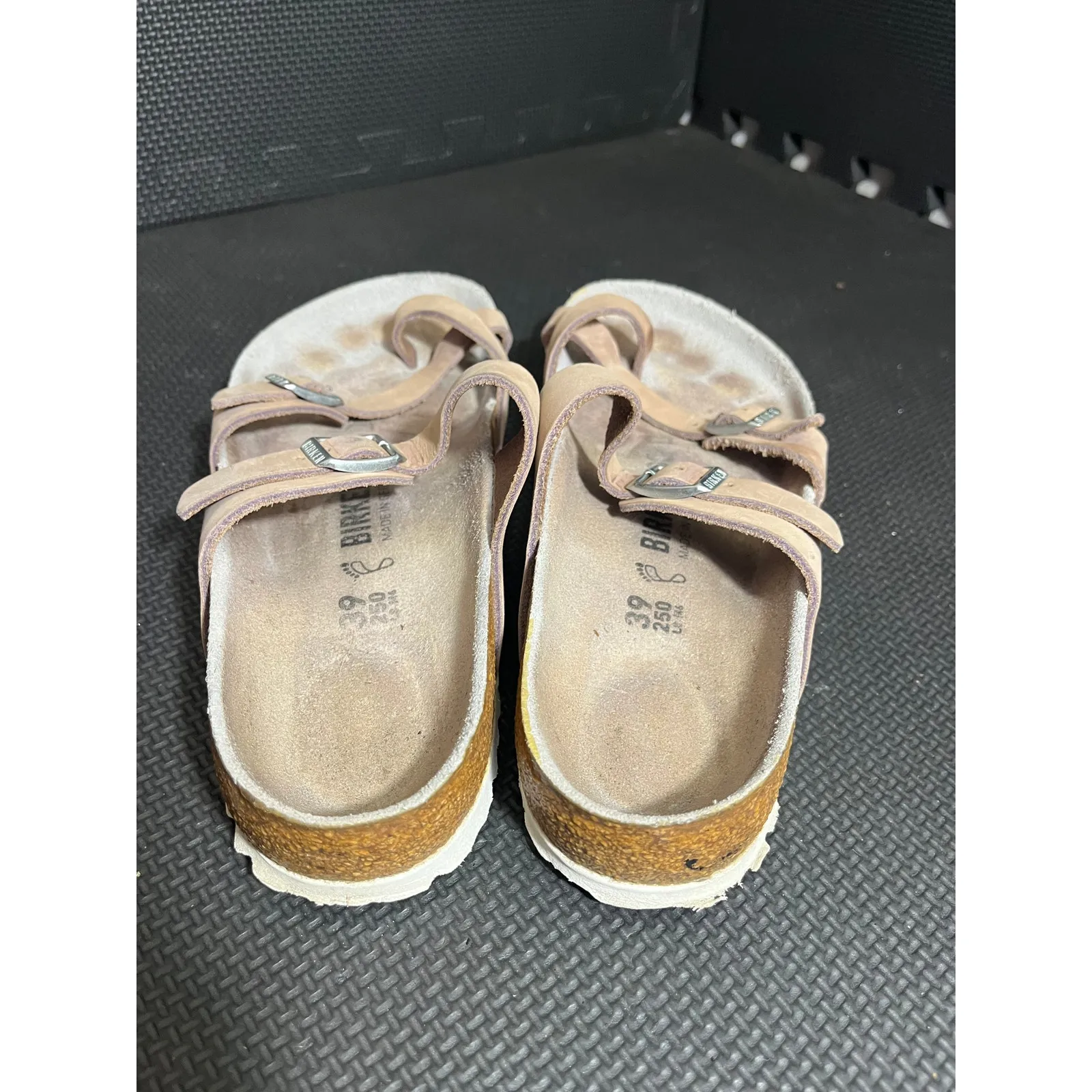 Birkenstock Birko-Flor Mayari Champagne‎ Pearl White EU 39 US 8 Sandal Thongs - Image 2