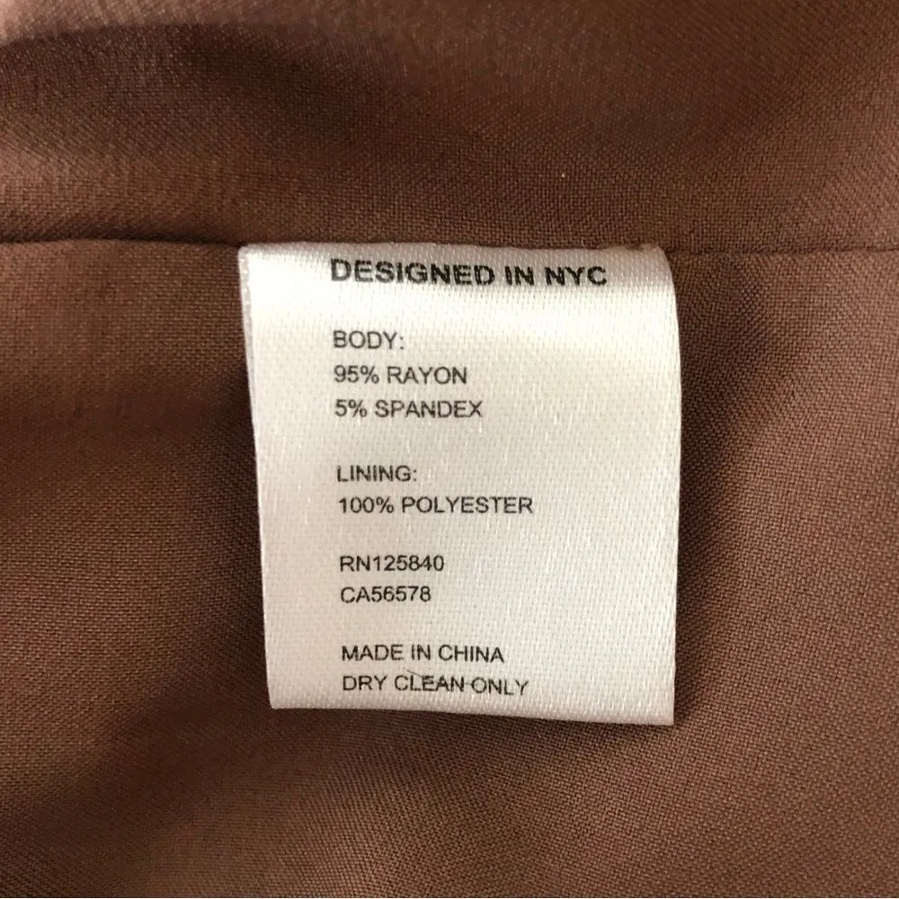 Intermix Hilary Rose Gold Metallic Sequin Dress Long Sleeve Square Neck size 4 - Image 12