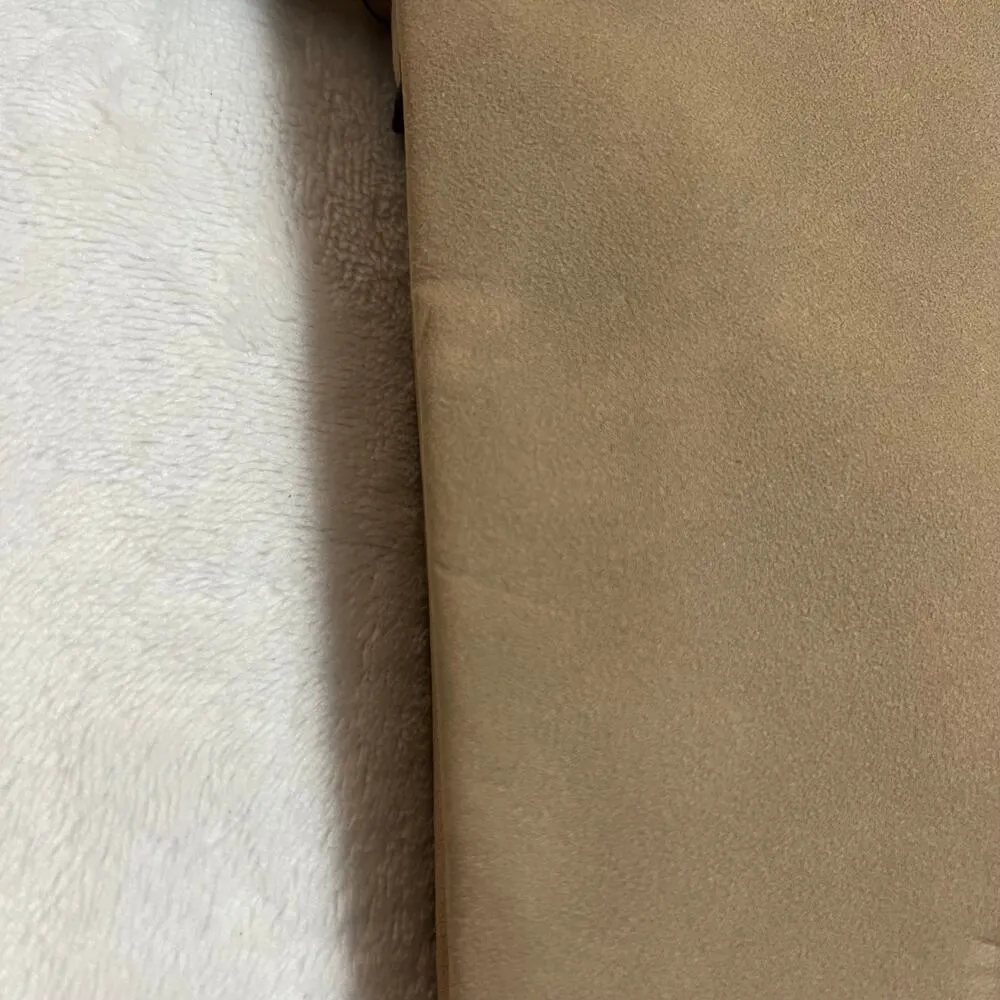 Old Navy Faux Suede Small Cross Body Purse Minimalist Neutral Casual Lightweight - Image 8